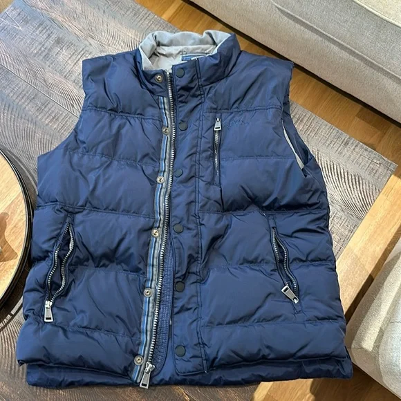 Orvis Jackets Coats Mens Orvis Puffer Vest Blue Medium